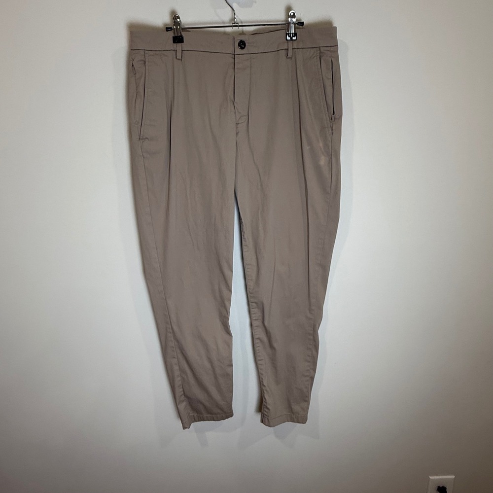 Bird Dogs Chino Pants Khaki Flat Front Zip Pocket Stretch Men's 36x30 - Picture 1 of 9